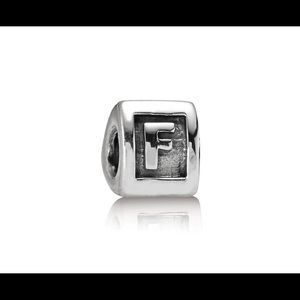 Pandora ‘F’ charm
